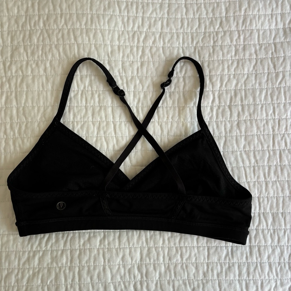 LULULEMON 6 Black Bralette - Picture 2 of 6